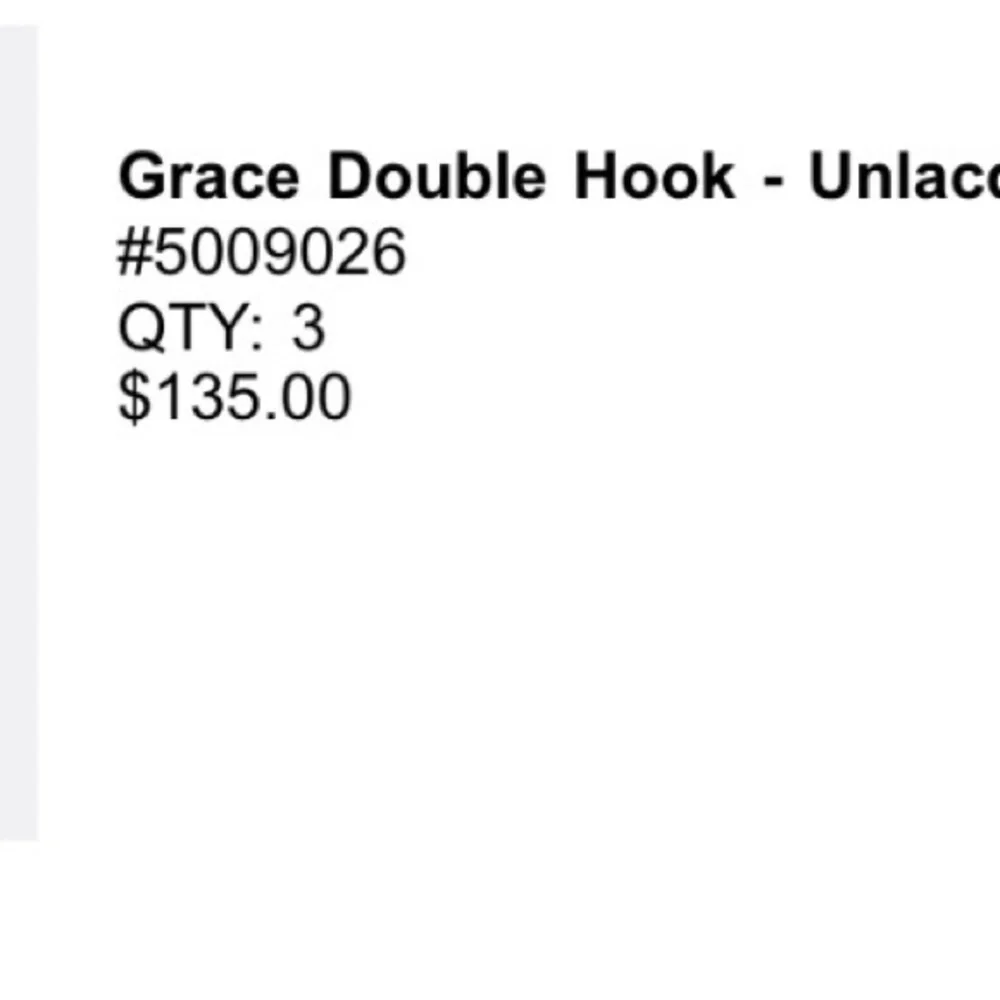 New Timeless Unlaquered Rejuvenation Double Wall Hooks! #2